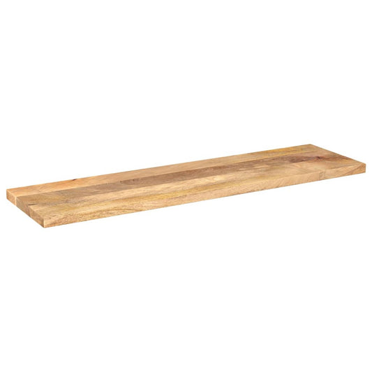 Piano per Tavolo 110x40x3,8cm Rettangolare Legno Massello Mango