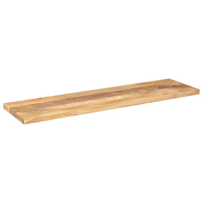 Piano per Tavolo 120x40x3,8cm Rettangolare Legno Massello Mango