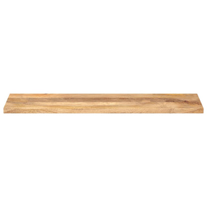 Piano per Tavolo 120x40x3,8cm Rettangolare Legno Massello Mango