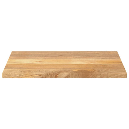 Piano per Tavolo 80x50x3,8 cm Rettangolare Legno Massello Mango