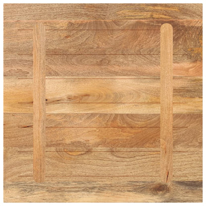 Piano per Tavolo 70x70x3,8 cm Quadrato Legno Massello di Mango