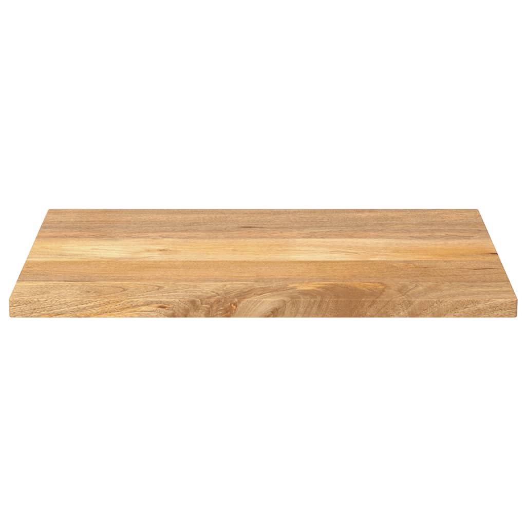 Piano per Tavolo 80x70x3,8 cm Rettangolare Legno Massello Mango