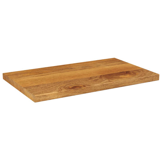 Piano per Tavolo 50x40x2,5 cm Rettangolare Legno Massello Mango