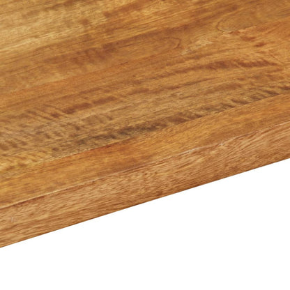 Piano per Tavolo 80x70x2,5 cm Rettangolare Legno Massello Mango