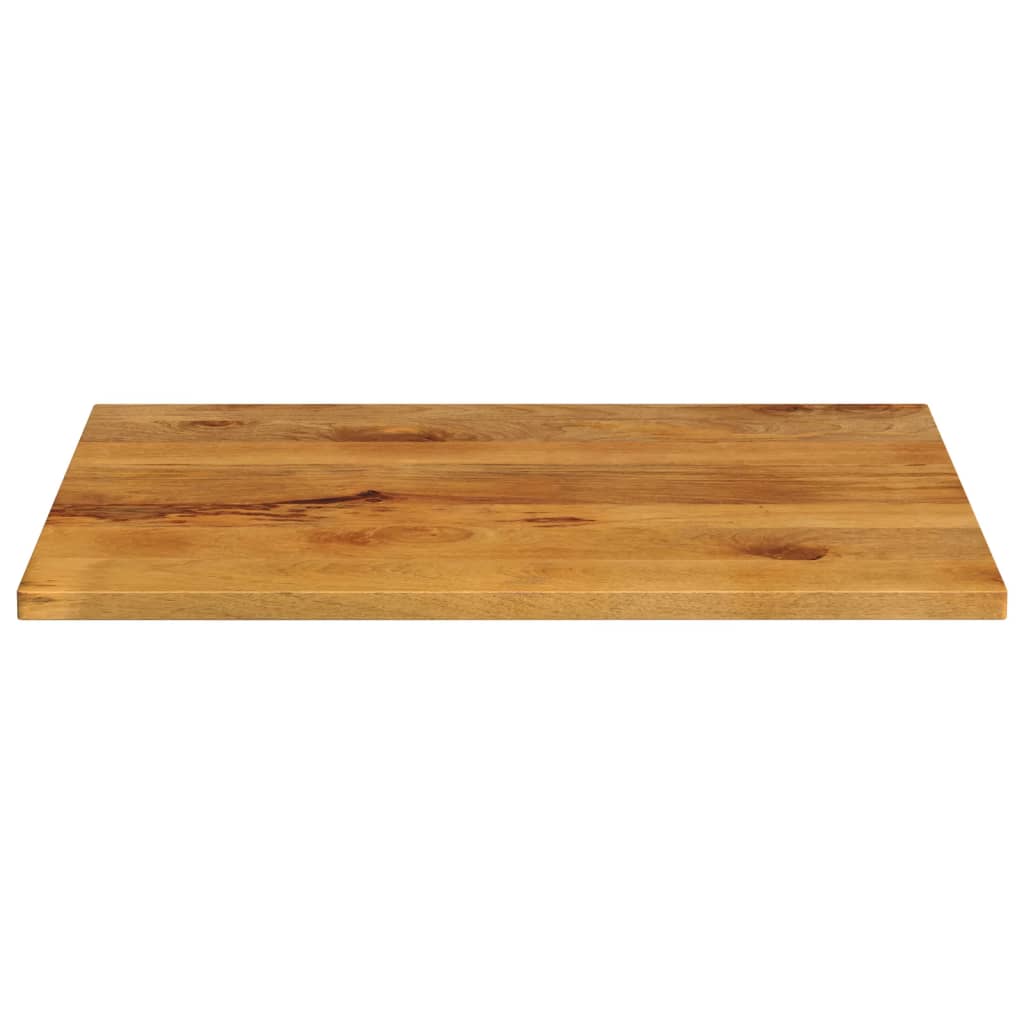 Piano per Tavolo 90x80x2,5 cm Rettangolare Legno Massello Mango | homemem39