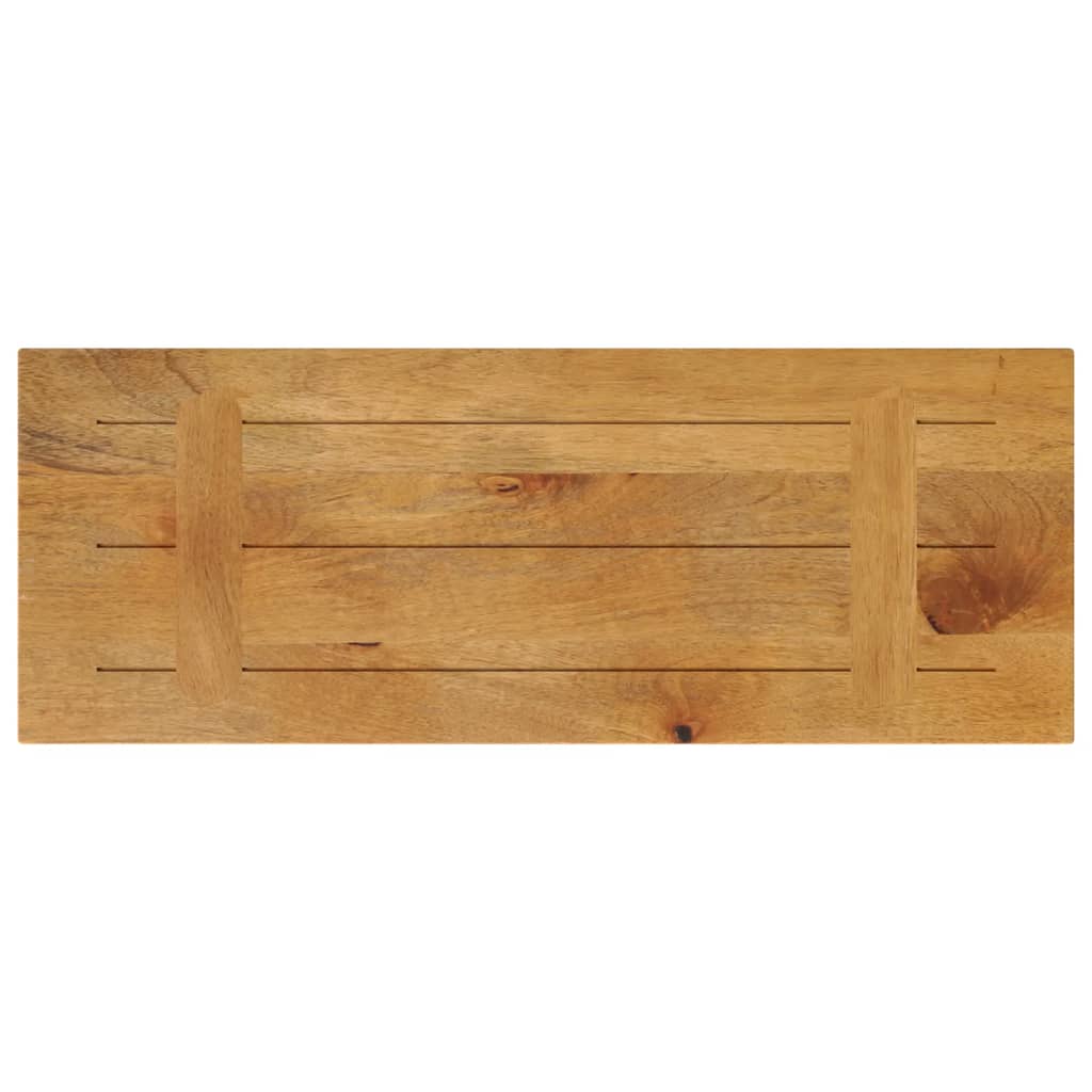 Piano per Tavolo 70x30x3,8 cm Rettangolare Legno Massello Mango