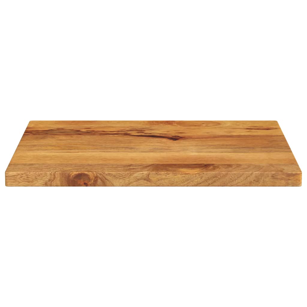 Piano per Tavolo 60x50x3,8 cm Rettangolare Legno Massello Mango