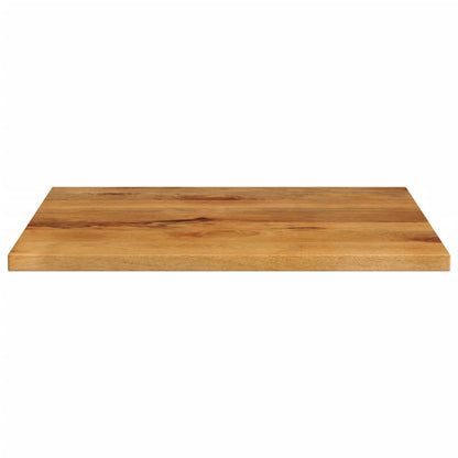Piano per Tavolo 70x70x3,8 cm Quadrato Legno Massello di Mango