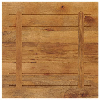 Piano per Tavolo 70x70x3,8 cm Quadrato Legno Massello di Mango