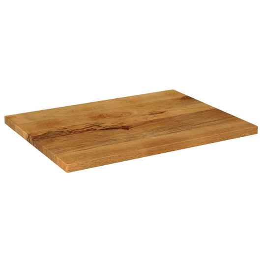 Piano per Tavolo 90x70x3,8 cm Rettangolare Legno Massello Mango