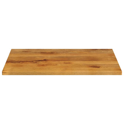 Piano per Tavolo 90x80x3,8 cm Rettangolare Legno Massello Mango | homemem39
