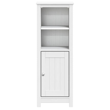 Mobile da Bagno BERG Bianco 40x34x110 cm Legno Massello di Pino | homemem39