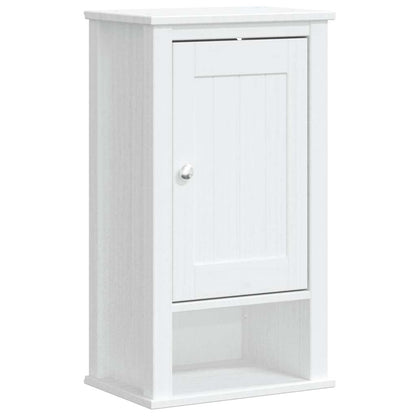 Mobile da Bagno a Muro BERG Bianco 40x27x71,5 cm Massello Pino | homemem39