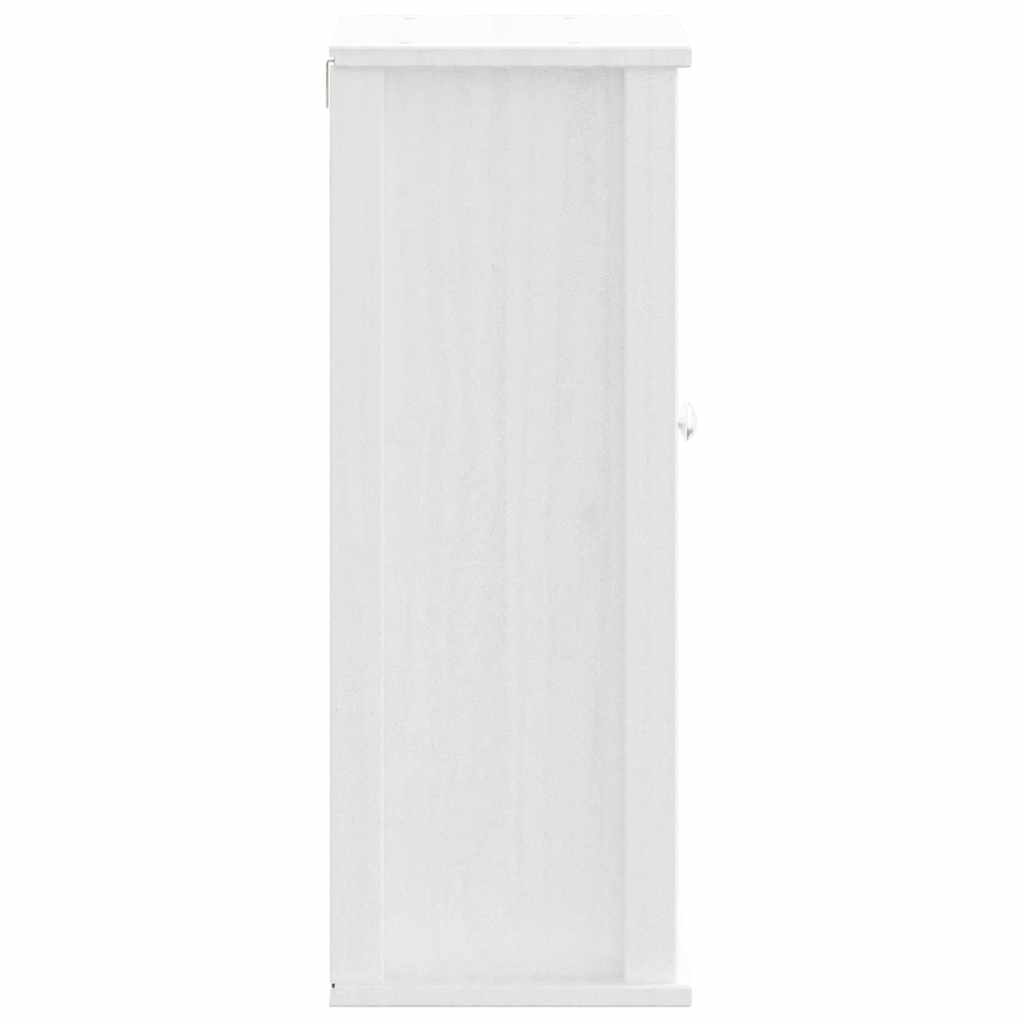 Mobile da Bagno a Muro BERG Bianco 40x27x71,5 cm Massello Pino | homemem39