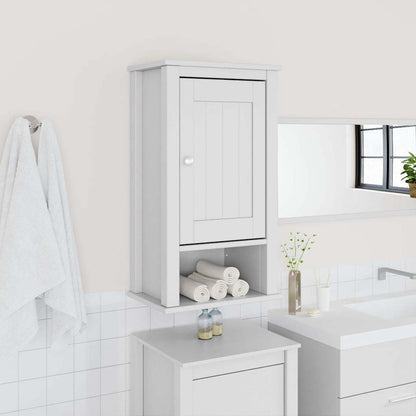 Mobile da Bagno a Muro BERG Bianco 40x27x71,5 cm Massello Pino | homemem39