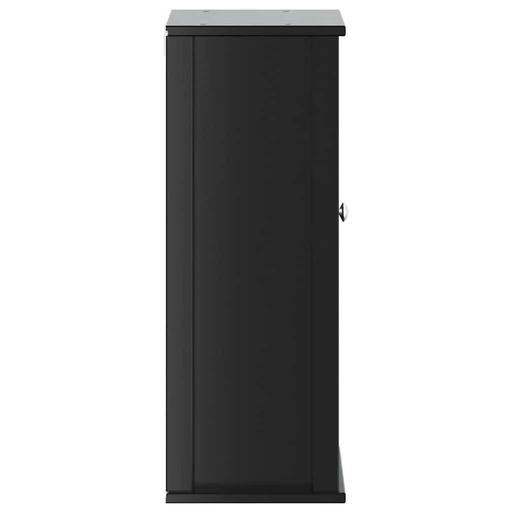 Mobile da Bagno a Muro BERG Nero 40x27x71,5 cm Massello Pino | homemem39