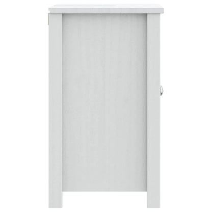 Mobile Lavabo da Bagno BERG Bianco 60x34x59 cm Massello Pino | homemem39