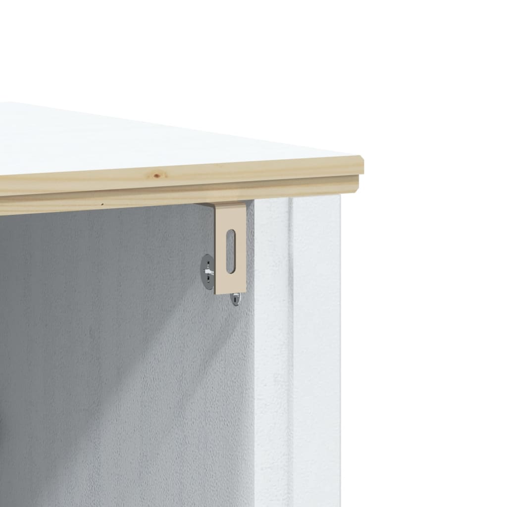 Mobile Lavabo da Bagno BERG Bianco 60x34x59 cm Massello Pino | homemem39