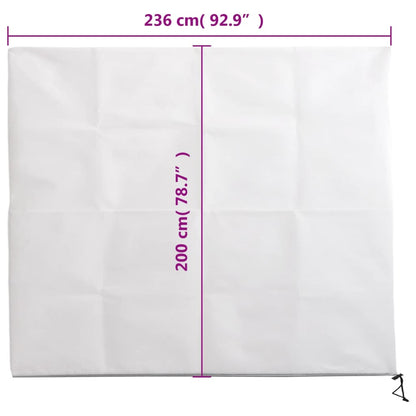 Coperture con Cerniera per Piante 2pz 70 g/m² 2,36x2 m - homemem39