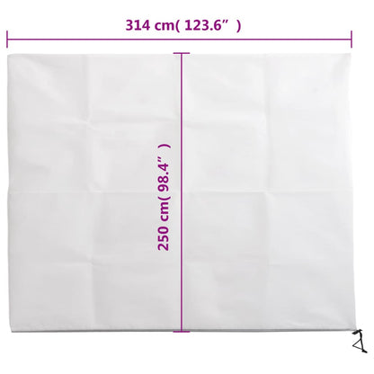 Coperture con Cerniera per Piante 2pz 70 g/m² 3,14x2,5 m - homemem39