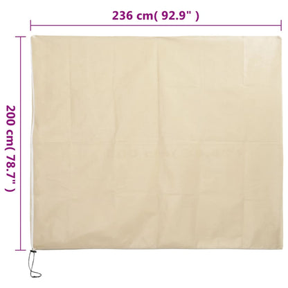 Coperture con Cerniera per Piante 2pz 70 g/m² 2,36x2 m - homemem39