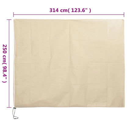 Coperture con Cerniera per Piante 2pz 70 g/m² 3,14x2,5 m - homemem39
