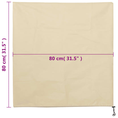 Coperture con Coulisse per Piante 12pz 70 g/m² 0,8x0,8 m - homemem39