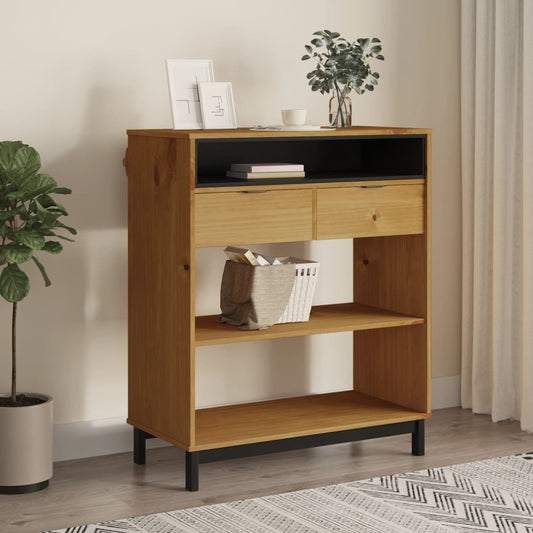 Tavolino da Bar FLAM 92x45x110 cm in Legno Massello di Pino - homemem39