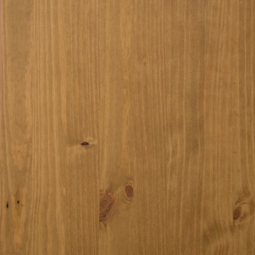 Credenza con Anta in Vetro FLAM 92x40x122,5 cm in Legno di Pino