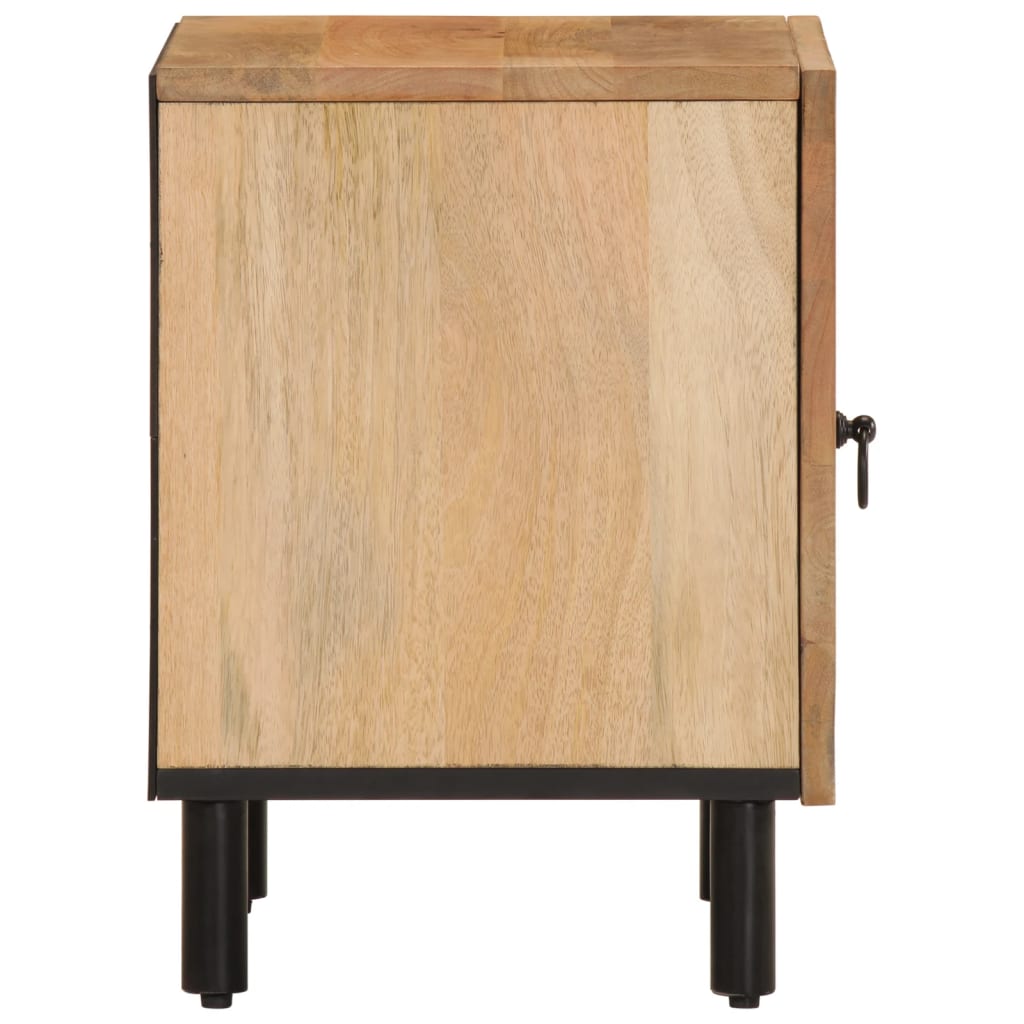 Comodini 2pz 40x33x46 cm in Legno Massello di Mango | homemem39