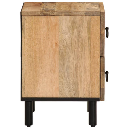 Comodino 40x33x46 cm in Legno Massello di Mango | homemem39
