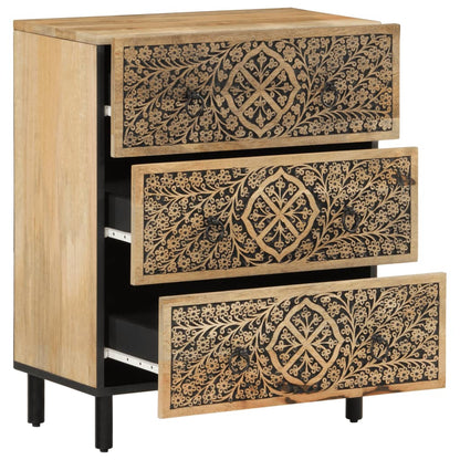 Credenza 60x33x75 cm in Legno Massello di Mango - homemem39