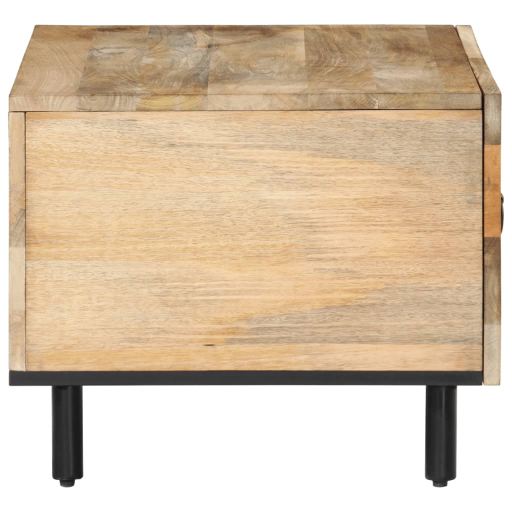Tavolino da Salotto 80x50x40 cm Legno Massello di Mango | homemem39