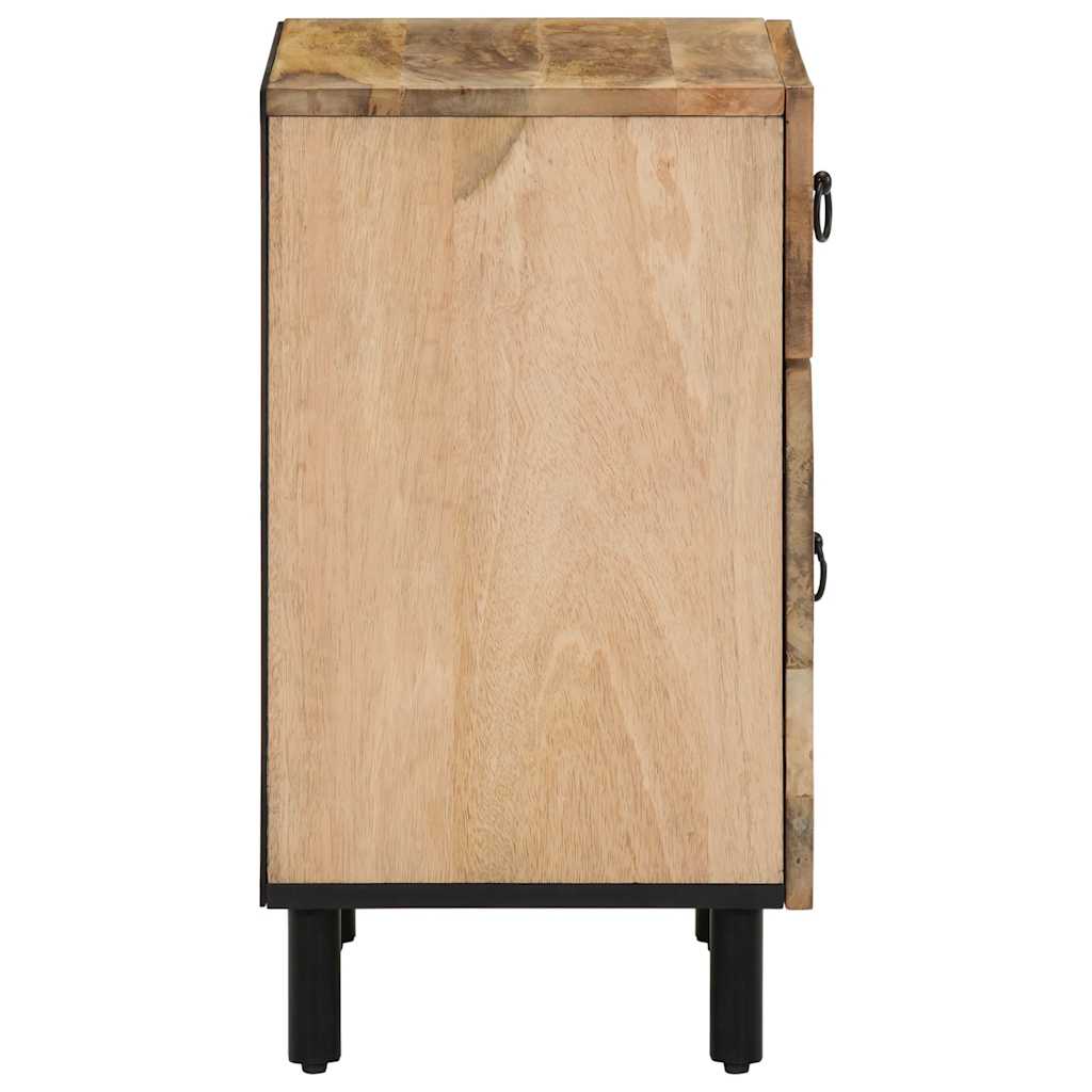 Comodino 50x33x60 cm in Legno Massello di Mango | homemem39