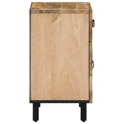 Comodino 50x33x60 cm in Legno Massello di Mango | homemem39