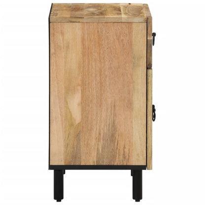 Comodino 50x33x60 cm in Legno Massello di Mango | homemem39
