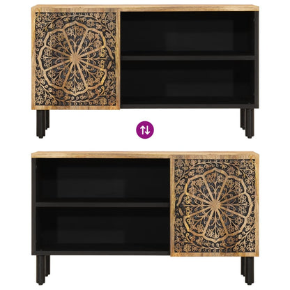 Mobile Porta TV 80x31x46 cm in Legno Massello di Mango | homemem39