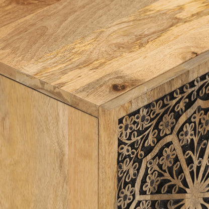 Mobile Porta TV 80x31x46 cm in Legno Massello di Mango | homemem39