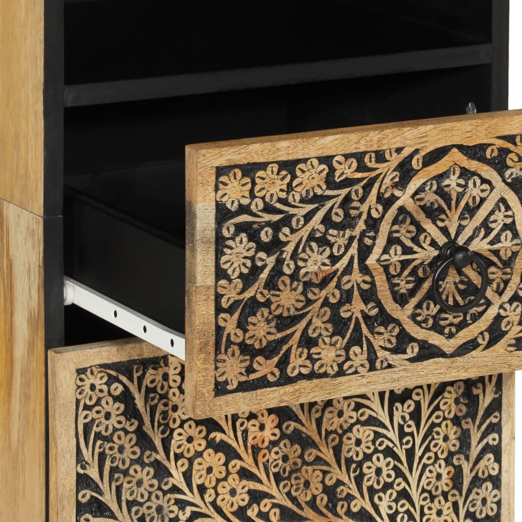 Mobile da Bagno 38x33x160 cm in Legno Massello di Mango | homemem39