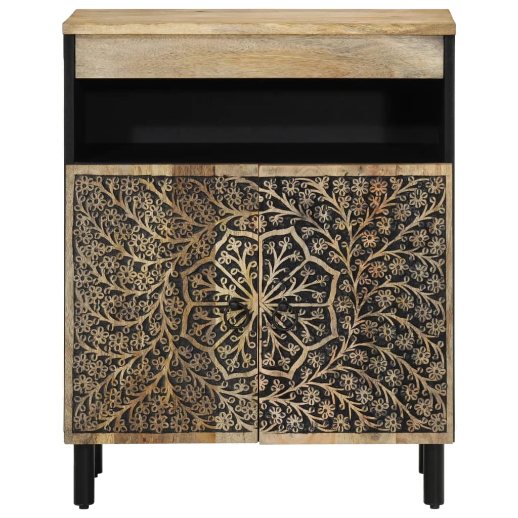 Credenza 60x33x75 cm in Legno Massello di Mango - homemem39