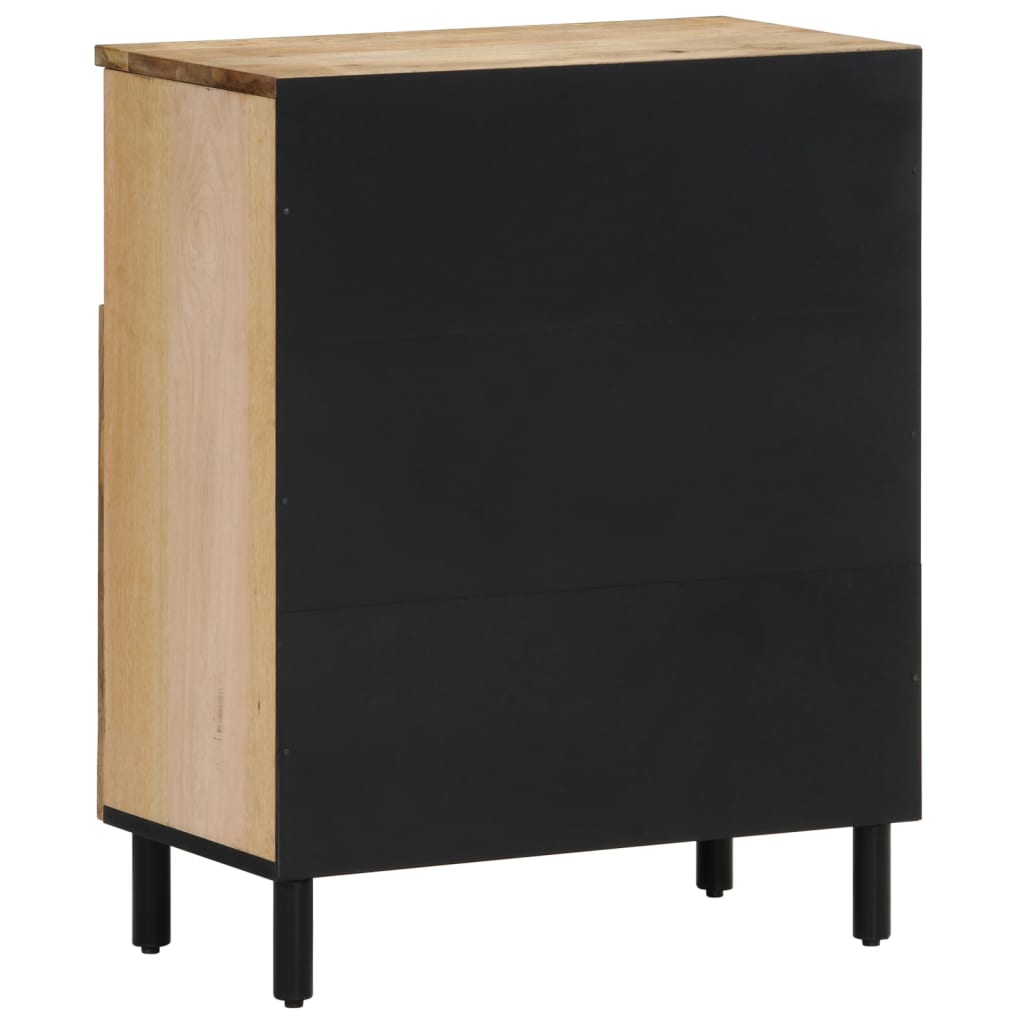 Credenza 60x33x75 cm in Legno Massello di Mango