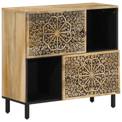 Credenza 80x33x75 cm in Legno Massello di Mango - homemem39