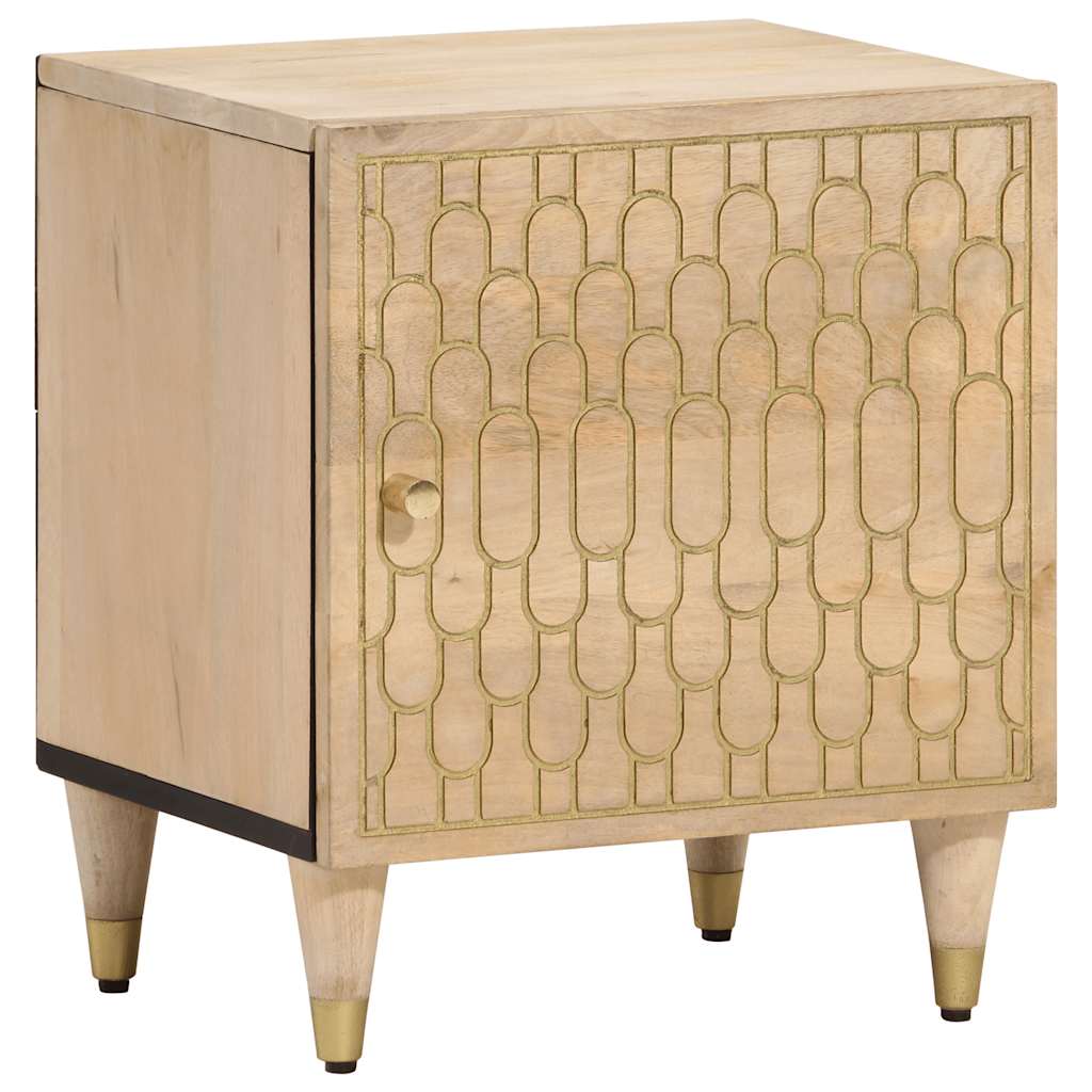 Comodini 2pz 40x33x46 cm in Legno Massello di Mango | homemem39