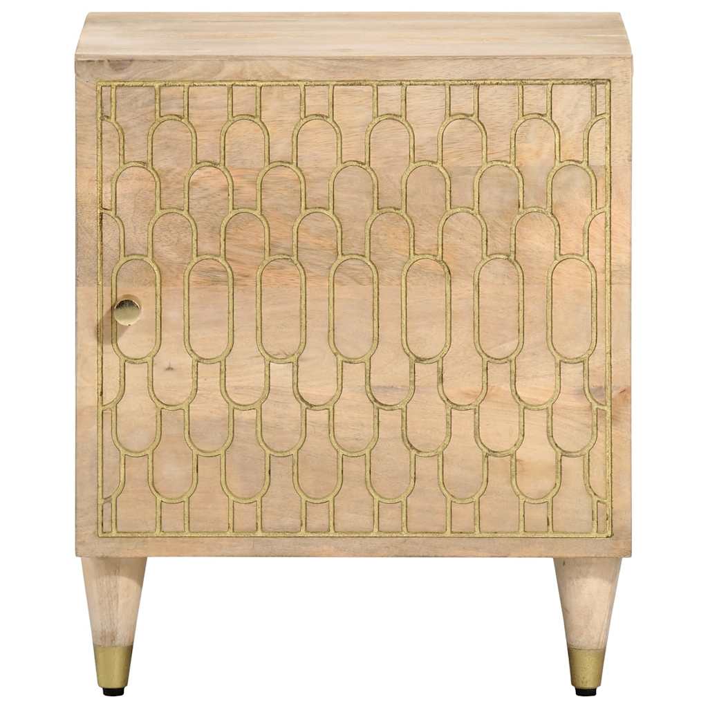 Comodini 2pz 40x33x46 cm in Legno Massello di Mango | homemem39