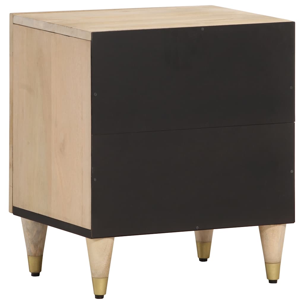 Comodini 2pz 40x33x46 cm in Legno Massello di Mango | homemem39