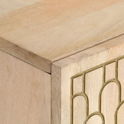 Mobile Porta TV 105x33x46cm in Legno Massello di Mango - homemem39