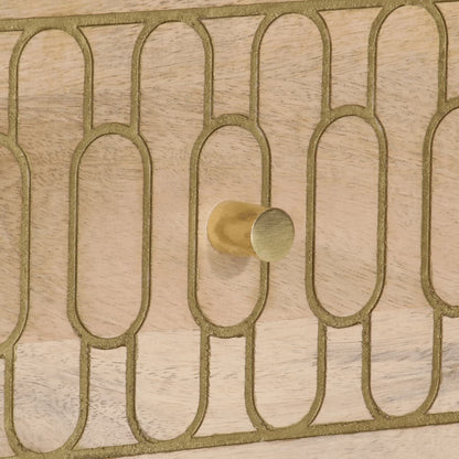 Mobile Porta TV 70x33x46 cm in Legno Massello di Mango - homemem39