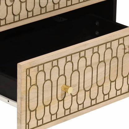 Credenza 60x33x75 cm in Legno Massello di Mango - homemem39