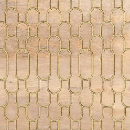 Tavolino da Salotto 80x50x40 cm Legno Massello di Mango | homemem39