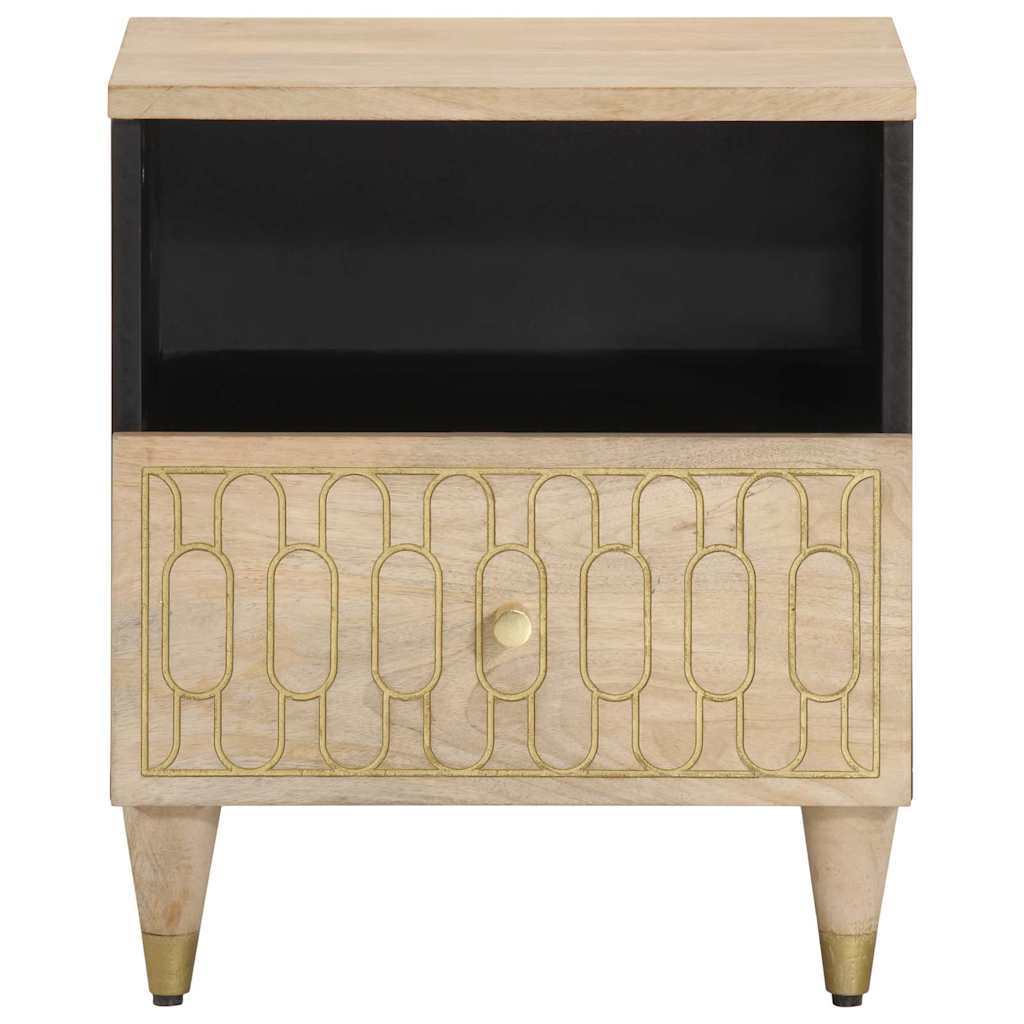 Comodini 2pz 40x33x46 cm in Legno Massello di Mango | homemem39